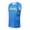 Blue, variant on MOJOGO Sport Tank Tops for Men Printed Quick Dry Athletic Top Summer Vest for Gym Workout Running Cycling 2XL