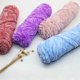 thumbnail image 3 of Xiao Hua Estambre de crochet de Felpa 95g, Azul 1 Rollo, Fibra de Felpa Suave y Esponjosa Suave y No Irritante Cobija de Sofá de crochet, Bufanda de Felpa para Cama de Mascota Pantuflas Cómodas, 3 of 5