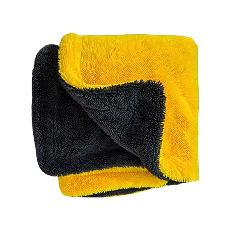 TACILIP Microfiber Towel Double-sided Different Color Car Wash Towel Car Wash Cloth Not Easy To Absorb Water Towel Scratch Towel Kitchen Towels
