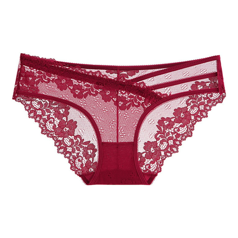 Xmarks Women Lace Briefs Ladies Sweet Bowknot Panties Hollow out