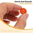 thumbnail image 4 of 20 piezas de botones de costura de resina, 12.5 mm (1/2 pulgada) botones redondos de manualidades con 2 agujeros, naranja, 4 of 6