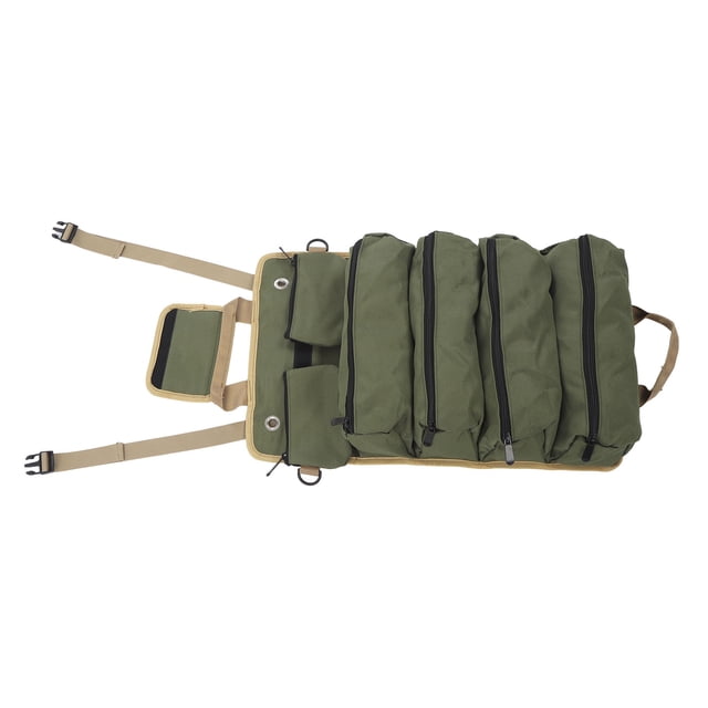 Organizador De Bolsas De Herramientas Enrollables, Almacenamiento De Herramientas Multipropósito De Tela De Oxford Para Hardware De Bricolaje Para Acampar