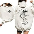 thumbnail image 4 of Jesus Pump Cover Gym Hoodie – Unisex Christian Workout Pullover with Cross Design, Faith-Based Fitness Apparel, 4 of 7