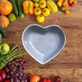 thumbnail image 6 of Whyan Ceramic Heart Bowl, Small Serving Dish, Colorful Bowl For Fruits, Candy, Salads & Home Decor(White-8cm), 6 of 7