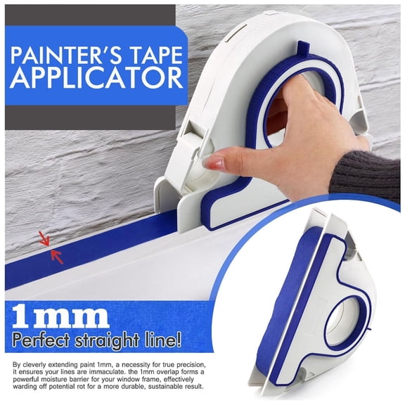 Tape Applicator, Masking Master Tape Dispenser with Scraper, Masking Paint Tape Applicator Set for Painting Trim, Wall and Floor Painting