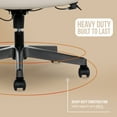 thumbnail image 4 of Shaquille O'Neal Rion Ergonomic Heavy-Duty Office Chair, PureSoft Upholstery, High-Back Desk Chair with 400 lb Capacity, Ivory, 4 of 13