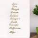 thumbnail image 3 of Letras doradas para decoración de pared TUNC pegatinas duraderas impermeables de acrílico 3D dorado, 3 of 5