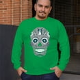thumbnail image 4 of Philly Thing Sugar Skull Long Sleeve T-shirt Day of the Dead Dia de los Muertos, 4 of 7