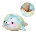 thumbnail image 3 of Almohada rellena, almohada linda de la felpa, almohada de la felpa del arco iris, juguete relleno del animal marino construido para durar, 3 of 8