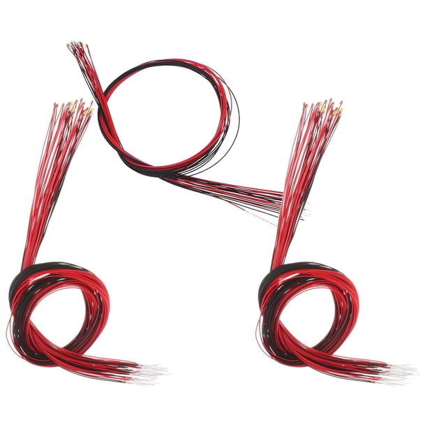 Paquete de 60 Cables SMD Presoldados con Cable LED para Escala HO N ...