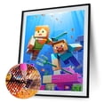 thumbnail image 2 of Cuadros Decorativos Juegos de computadora-Minecraft Diamond Painting Kits Full Round Drill Home Decor Likrtyny embutido en tela, 2 of 8