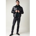 thumbnail image 4 of Men's Real Leather Flight Bomber Jacket Air Force Aviator with Sherpa Collar - 100% Lambskin Leather, 4 of 5