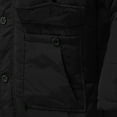 thumbnail image 3 of Vedolay Mens Parkas Outerwear Jacket Winter Long Hooded Parka Jacket Black,L, 3 of 5