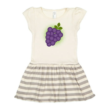 

Inktastic Grapes Vineyard Fruit Grape Grower Gift Toddler Girl Dress