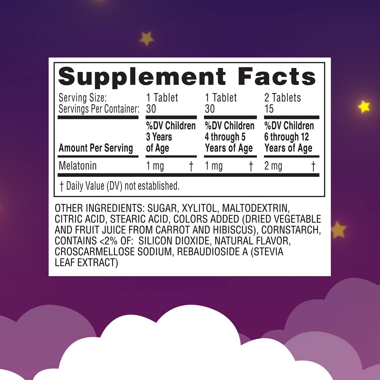 Zarbee’s Kids Sleep 1mg Melatonin Chewables, Drug-Free, Natural Grape, 38ct