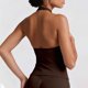 thumbnail image 5 of Yoga Tank Tops para Mujeres Fuera Del Hombro Push-Up Acolchado sin Costuras Espalda Fitness Pilates Transpirable Humedad-Wicking Poliéster, 5 of 9