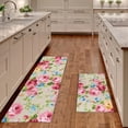 thumbnail image 2 of Kitchen Mats for Floor Kitchen Rugs Sets of 2 Non Slip Washable Brown Coffee Kitchen Rugs Anti Fatigue 47x17 Inch and 29x17, 2 of 6