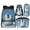 Snowy Winter Penguin, variant on Yspwyqan Ocean Purple Axolotl Backpack Set 4Pcs with Lunch Box Pencil Case and Water Bottle Bag, 17 Inch Double Zipper Lightweight Bookbags Fits 14" Laptop for School Travel