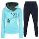 thumbnail image 1 of ICHUANYI liquidación moda mujer Otoño Invierno trajes chándales estampado manga larga pulóver sudaderas con capucha pantalones traje ICHUANYI WER202308174484, 1 of 2