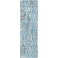 thumbnail image 2 of Addison Rugs Mayfield Premium Machine Washable Transitional Abstract Denim Runner Rug, 2'3" x 7'6", 2 of 6
