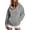 Gray, variant on Womens Quarter Zip Hoodies Leopard Print Hooded Pullover Top 2026 Trendy Casual Long Sleeve Sweatshirts