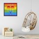 thumbnail image 4 of Cuadros Decorativos Kit de pintura de diamante 5D, letra de arco iris DIY, decoración de pared redonda completa, arte de diamantes de imitación Ehuebsd Nuevos Originales, 4 of 9