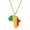 Mall, variant on Africa Map Pendant Necklace Delicate Jewelry Ghana Nigeria Congo Sudan Somalia Uganda-Senegal