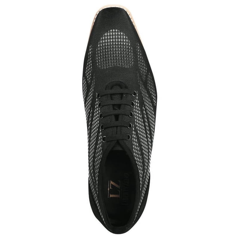 LIBERTYZENO Mens Casual Shoes Textile And Suede Leather Lace  display picture 1