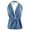 Light Blue, variant on Womens Denim Halter Top Backless Tie Neck Drawstring Waist Sleeveless Summer Casual Camisole,S