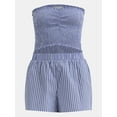 thumbnail image 5 of No Boundaries Smocked Tube Short Set, Women's, 5 of 5