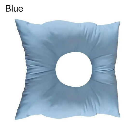 Massage Pillow Face Down With Hole Square Back Neck Rest SPA Bed Table Cushion U Shape Washable Resuable Soft Cotton Pad 1PC