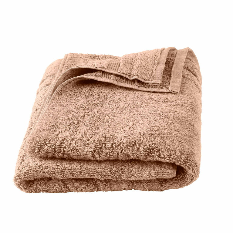 Mainstays Solid Bath Towel, Brown Basket 