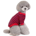 thumbnail image 1 of TIMIFIS Dog Cat Clothes Pet Coat Jackets Fashion Pet Spring And Summertripe Pure Costumes Pet T-shirtFall/Winter, 1 of 2