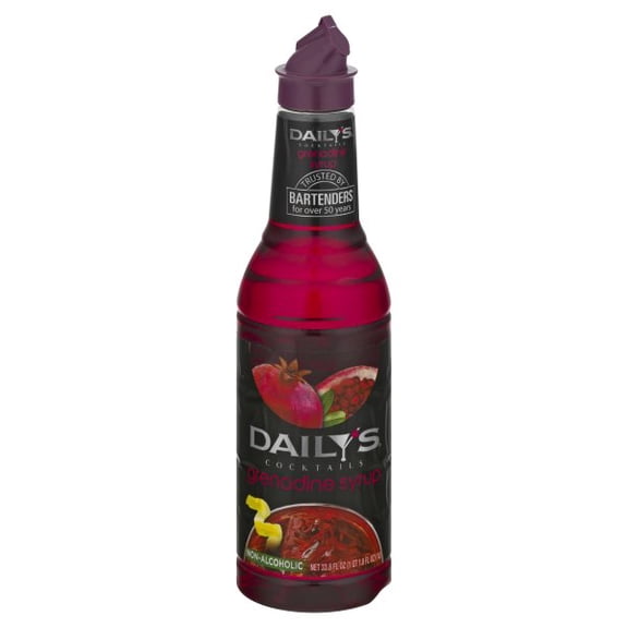 Daily's® Cocktails Non-Alcoholic Grenadine Syrup 33.8 fl. oz. Bottle