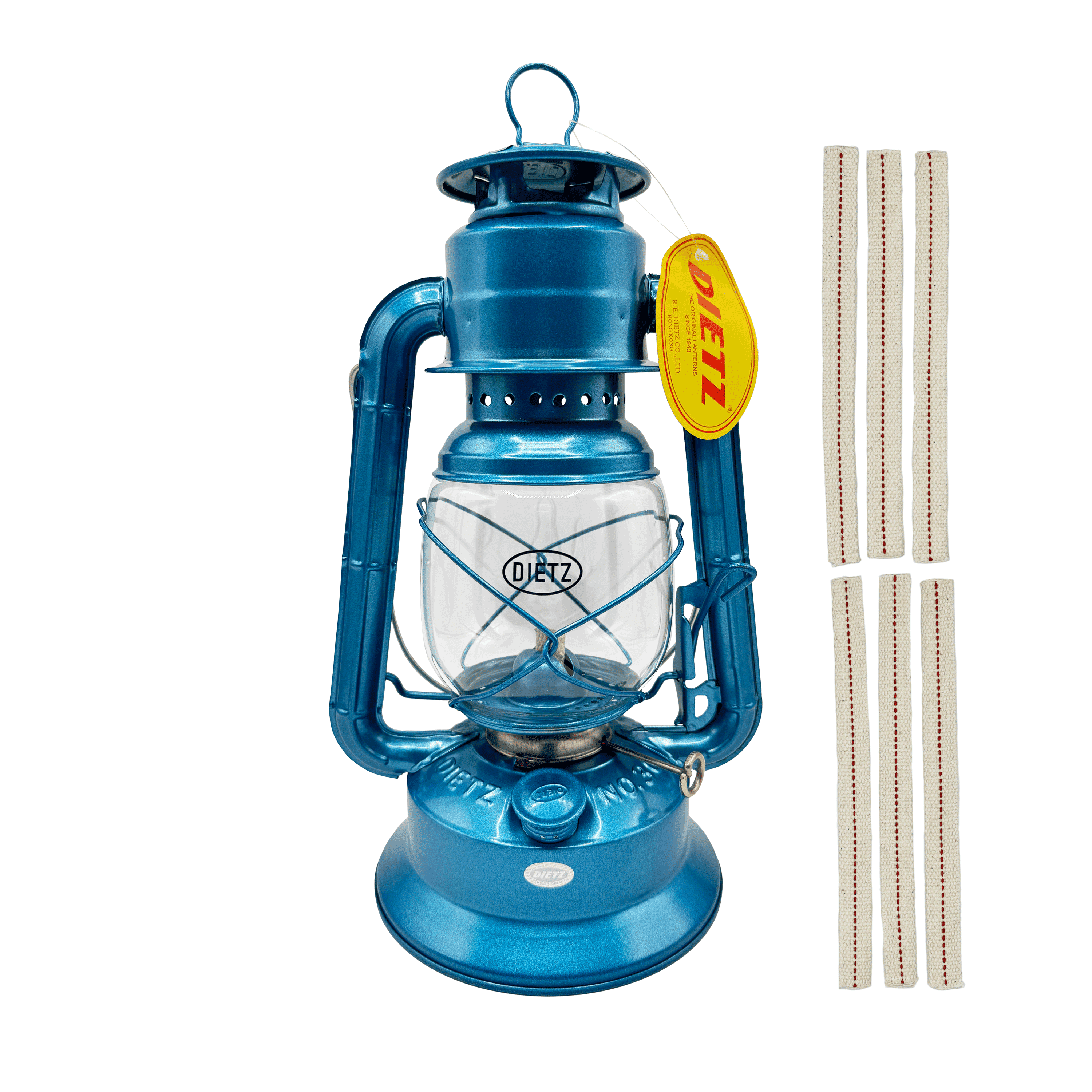 Dietz Original #76 Oil Lamp Burning Lantern - Nickel Plated