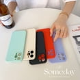thumbnail image 3 of Funda de silicona suave a prueba de golpes para iPhone, carcasa trasera de Color sólido para iPhone 14, 13, 11, 12 Pro Max, XS, X, XR, Mini, 7, 8 Plus, SE 2022, 3 of 4