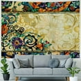 thumbnail image 4 of Autua Pattern Art Nouveau Fashion Tapestry Wall Hanging Unique Style Graphic Tapestries Home Wall Decor for Living Room Bedroom Dorm Apartment - 4 Sizes Available 40x30inch, 4 of 6