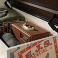 thumbnail image 2 of Sauder® Eden Rue Collection Rolling Chest, White Plank with Spiced Mahogany accent, 419590, 2 of 4