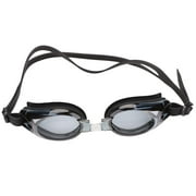 Greensen Lunettes de natation anti-brouillard myopes noires pour adultes et enfants avec serre-tête réglable, lunettes de natation, lunettes de natation adultes
