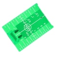 thumbnail image 3 of Strong Magnetic Base Target Plate with Both Inch and Cm Units Back Stand Very Bright Color Enhance Visibility for Floor Red Green Portable Cross Line Double Scale, 3 of 7