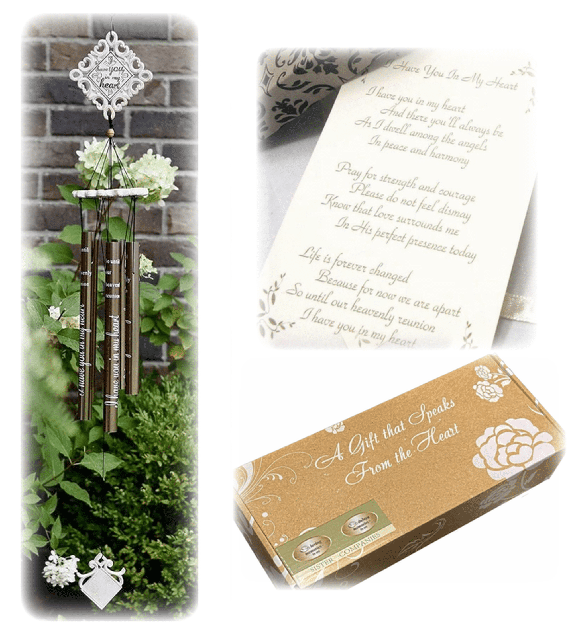 Gifts For Someone Who is Grieving, Memorial Wind Chimes Sympathy Gift with  Condolence Card by Loving Memories - Walmart.com