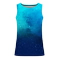 thumbnail image 4 of Titcea Tank Tops Men Gradient Pattern Printed Round Neck Sleeveless T-Shirts Summer Outdoor Running Beach Vacation Causal Shirts, 4 of 4