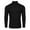 Black, variant on Men's Slim Fit Turtleneck Long Sleeve Sweater Casual Twisted Knitted Pullover Sweaters