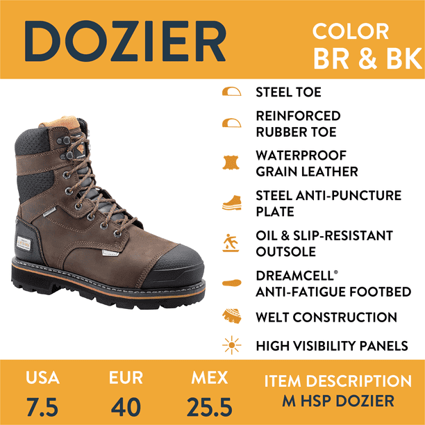 NIB Herman Survivors Dozier Steel Toe Work Boots 8 Herman Survivors Professional Men main image 4