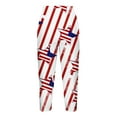 thumbnail image 5 of QATAINLAV 4th of July Outfits Womens Capri Leggings Star Stripe American Flag Bottom Tight Summer Casual Compression Running Workout Yoga Pants Cropped Legging Todays Daily Deals White XL, 5 of 6