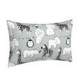 thumbnail image 2 of Naloa African Animals Pillowcase, Throw Pillowcase, Wrinkle-Free, Stain-Resistant with Hidden Zipper for Bedroom Sofa - 14"x20", 2 of 9