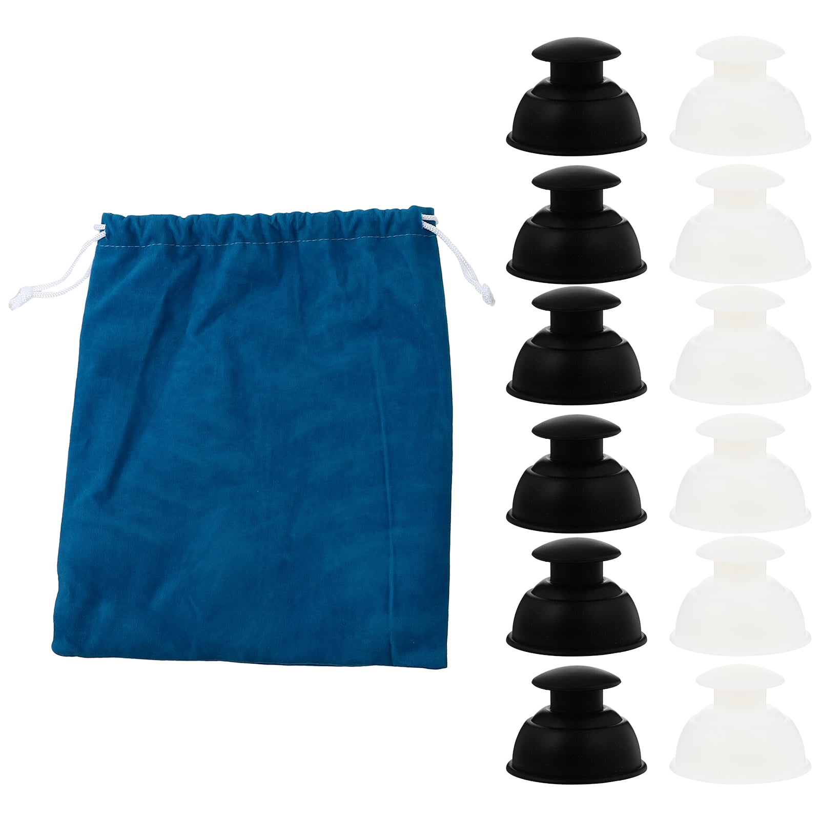 1 Set Silicone Cupping Cups Vacuum Cupping Vacuum Cups (Assorted Color