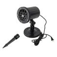 thumbnail image 1 of Christmas LED Projection Light Atmosphere Decoration 16 Pattern Color Rotating Portable Mini LED Stage Light Festival Home Party Supplies Children's Gifts, 1 of 9