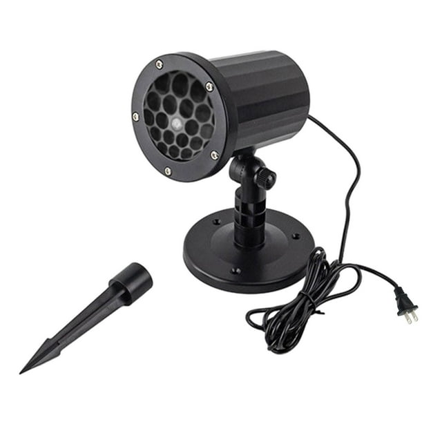 Christmas LED Projection Light Atmosphere Decoration 16 Pattern Color Rotating Portable Mini LED Stage Light Festival Home Party Supplies Children's Gifts
