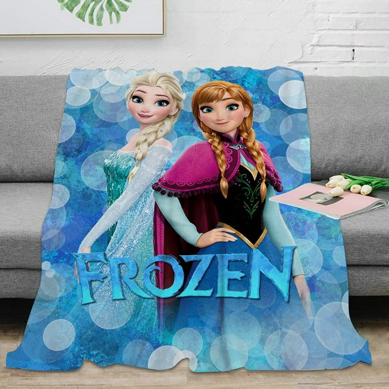 Frozen Elsa Throw Blanket Couch Soft Blankets for Adults Throw